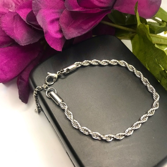 New Stainless Steel Rope Bracelet For Women - Picture 1 of 8